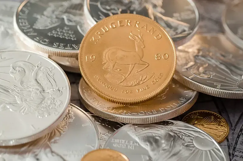 Gold Krugerrand among bullion coins